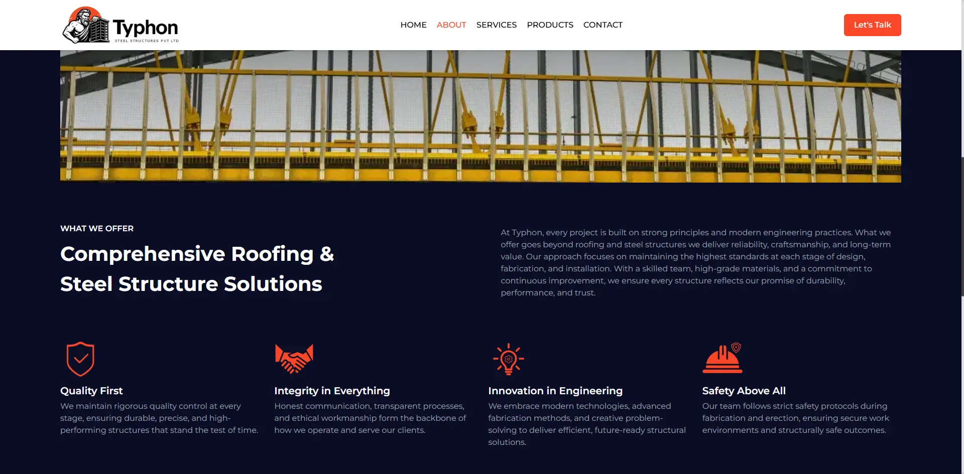 Typhon Steel Manufacturing interface 2